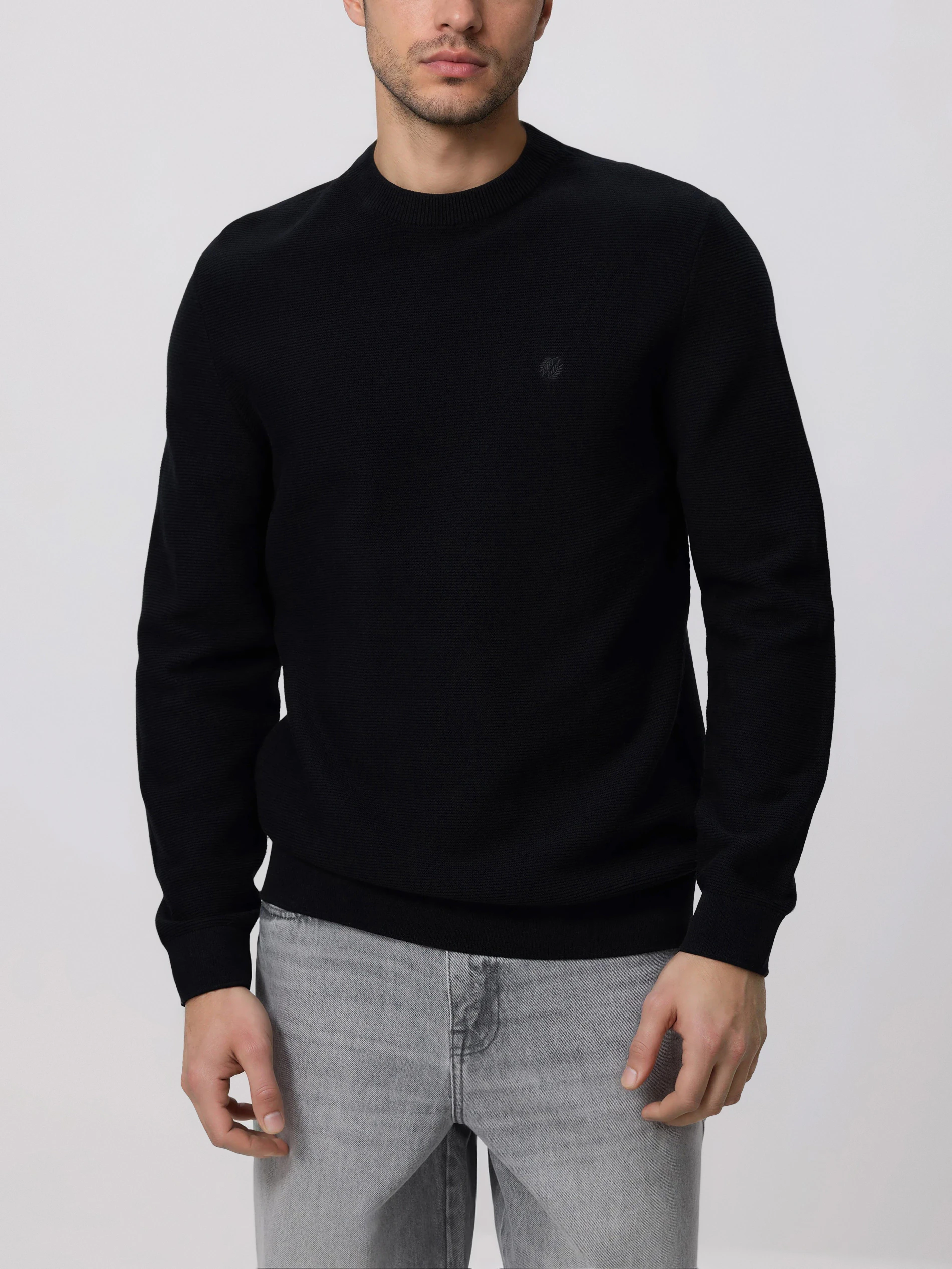 Sweter z domieszką lyocellu