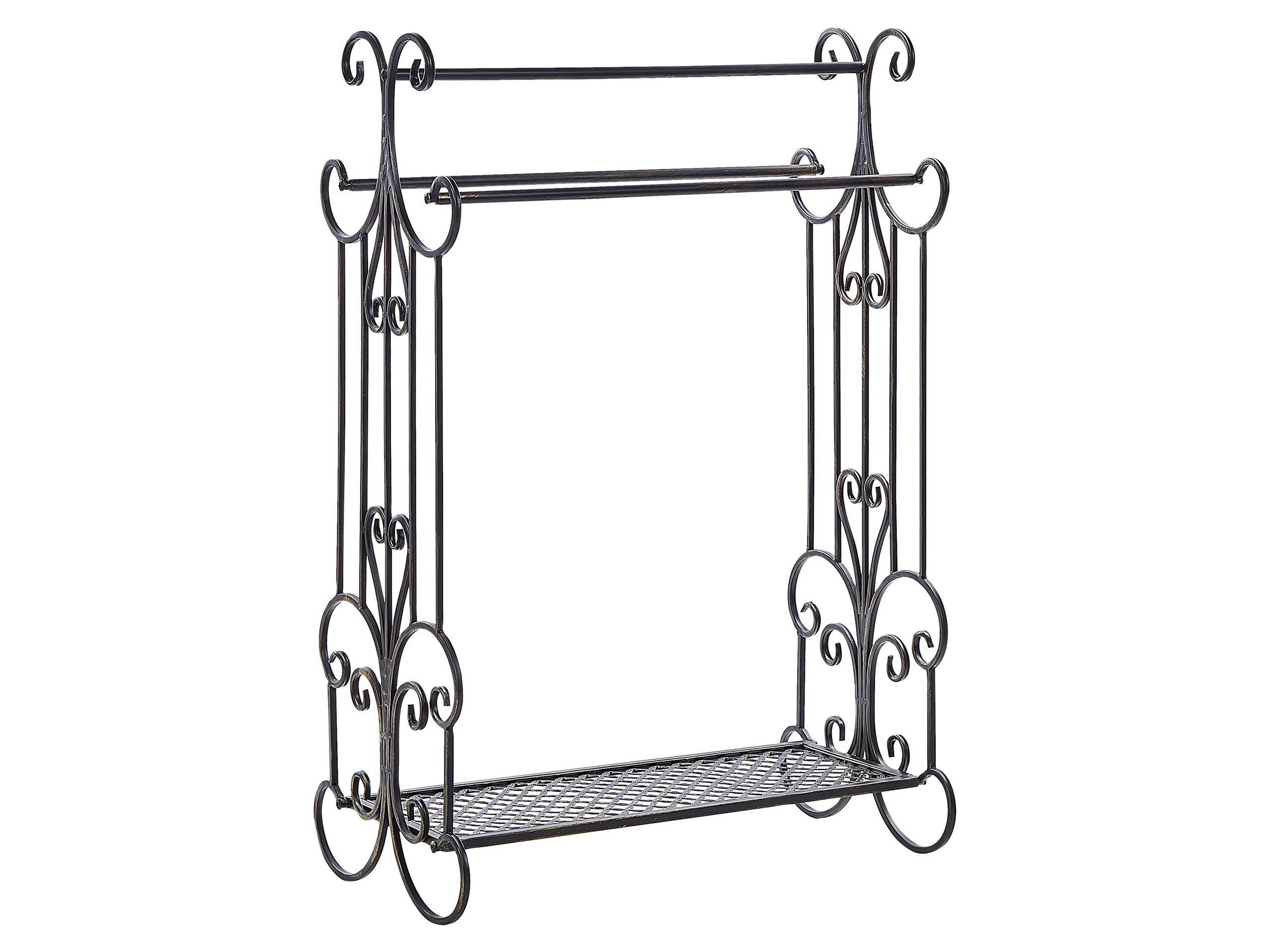 GLADIS - Porte-serviettes 60 x 90 cm noir