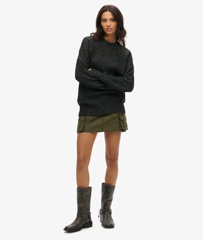 Oversized Chunky Raglan Jumper