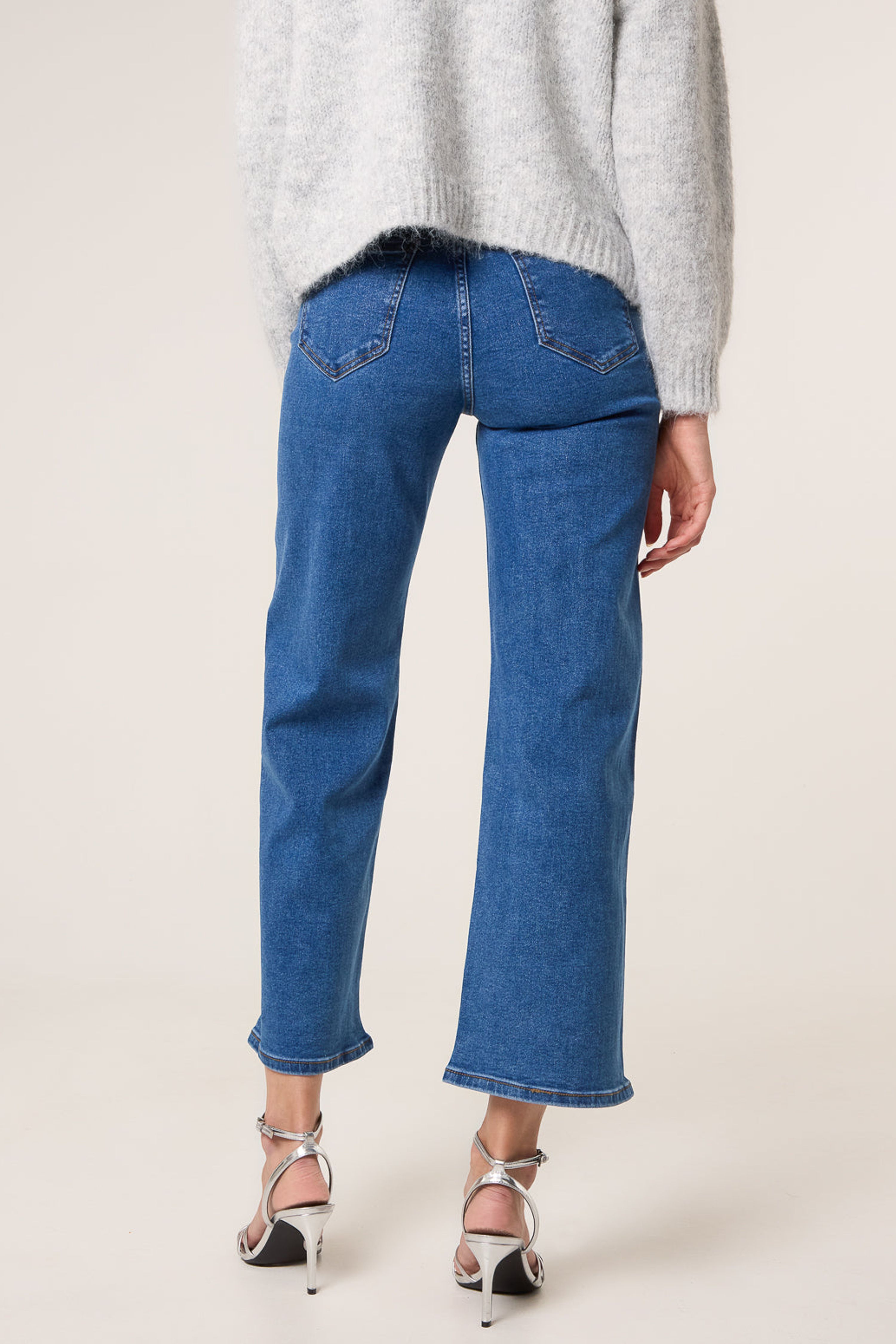 Blue Vanilla Blue Vertical Stripe Diamante Jeans