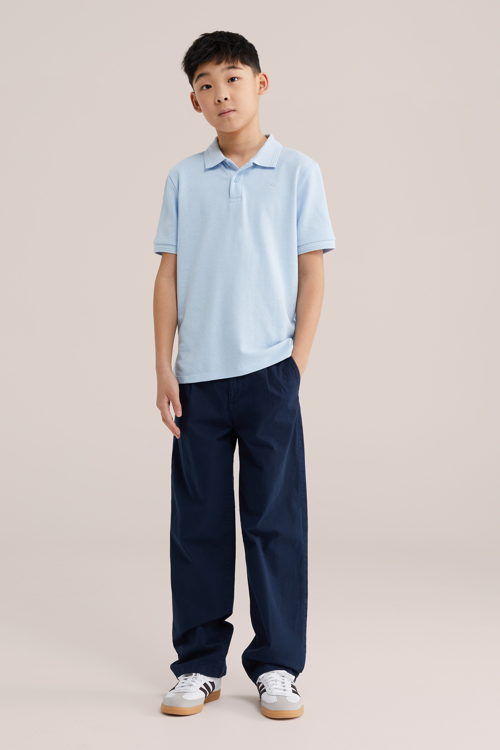 Jongens polo met embroidery