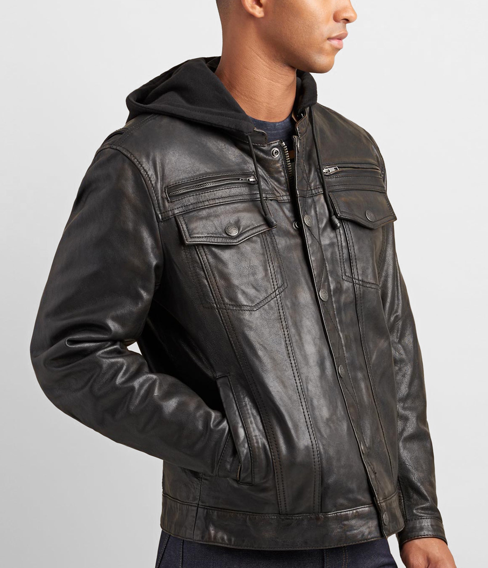 Performance Style Hooded Motorcycle Jacket