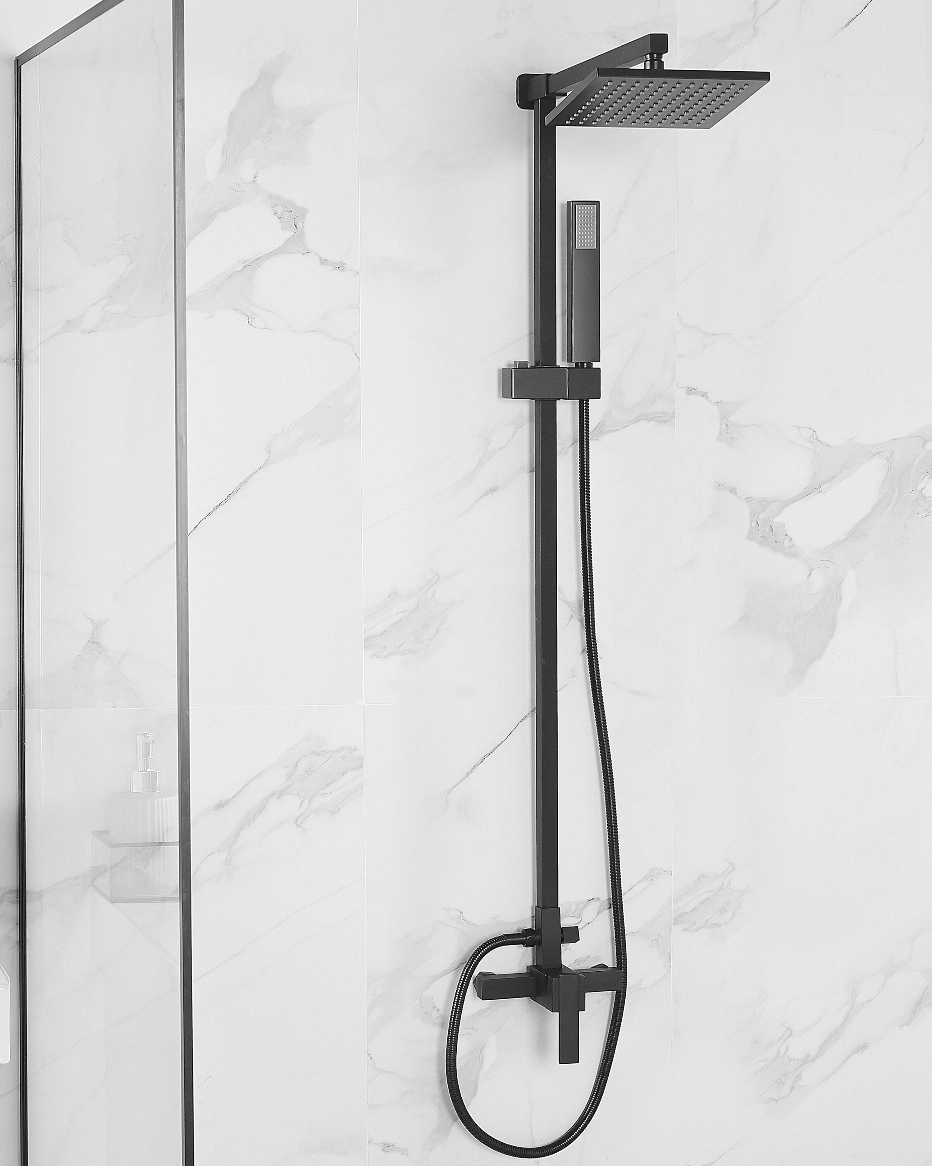 Mixer Shower Set with Rainshower TAGBO Black