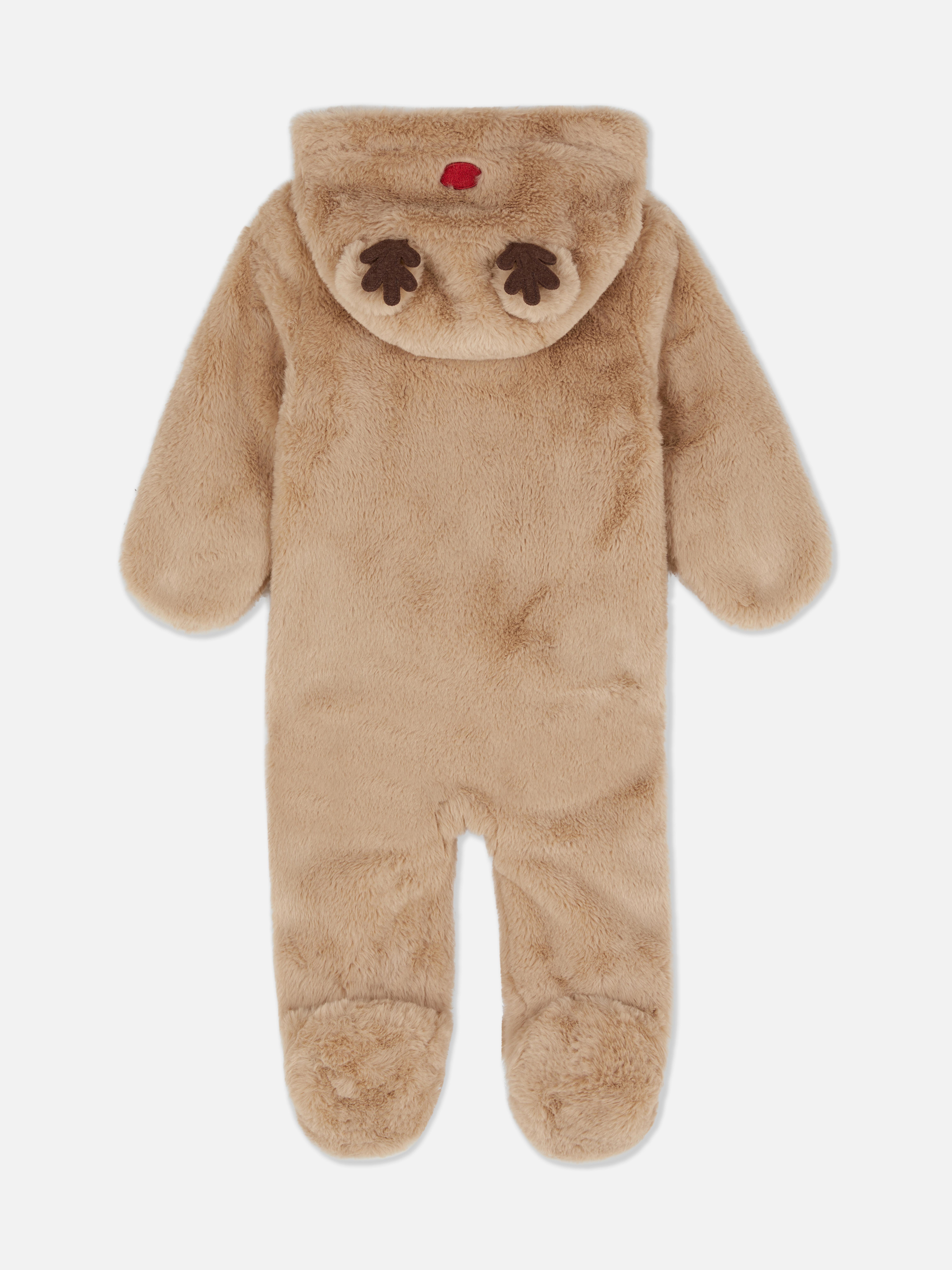 0-18mths | Christmas Reindeer Newborn Stroller Suit