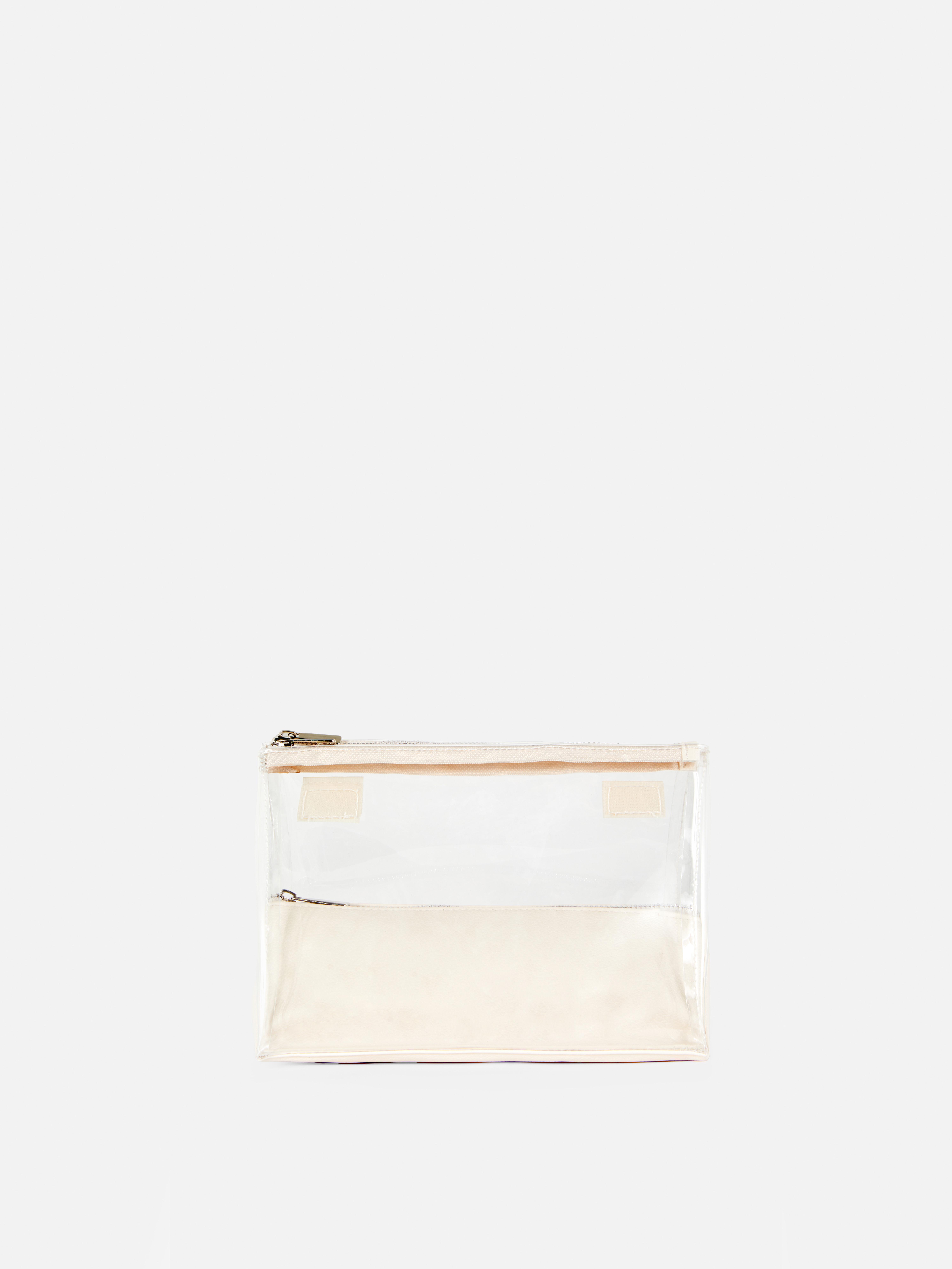 Clear Fold Up Toiletry Bag