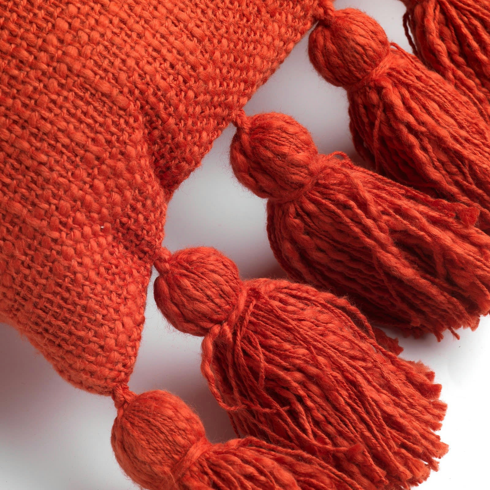 RUBY - Coussin - rouge en coton 45x45 cm uni