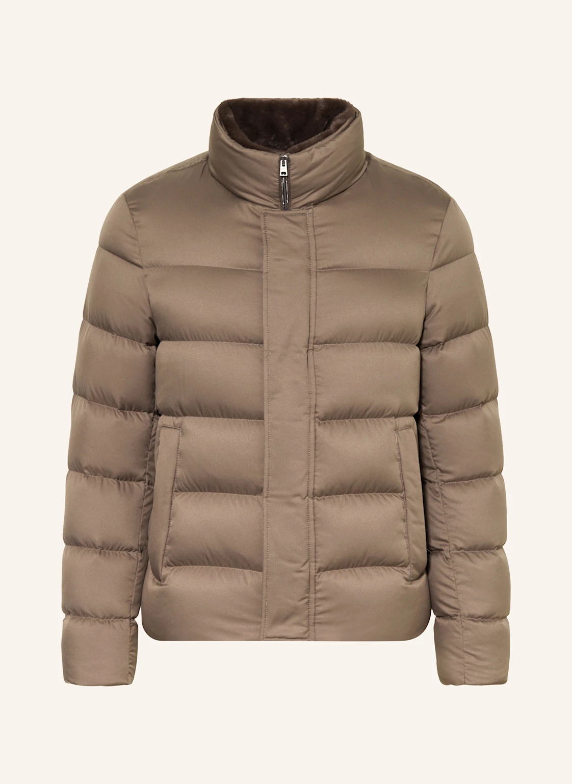 HERNO Daunenjacke mit abnehmbarem Kunstfell