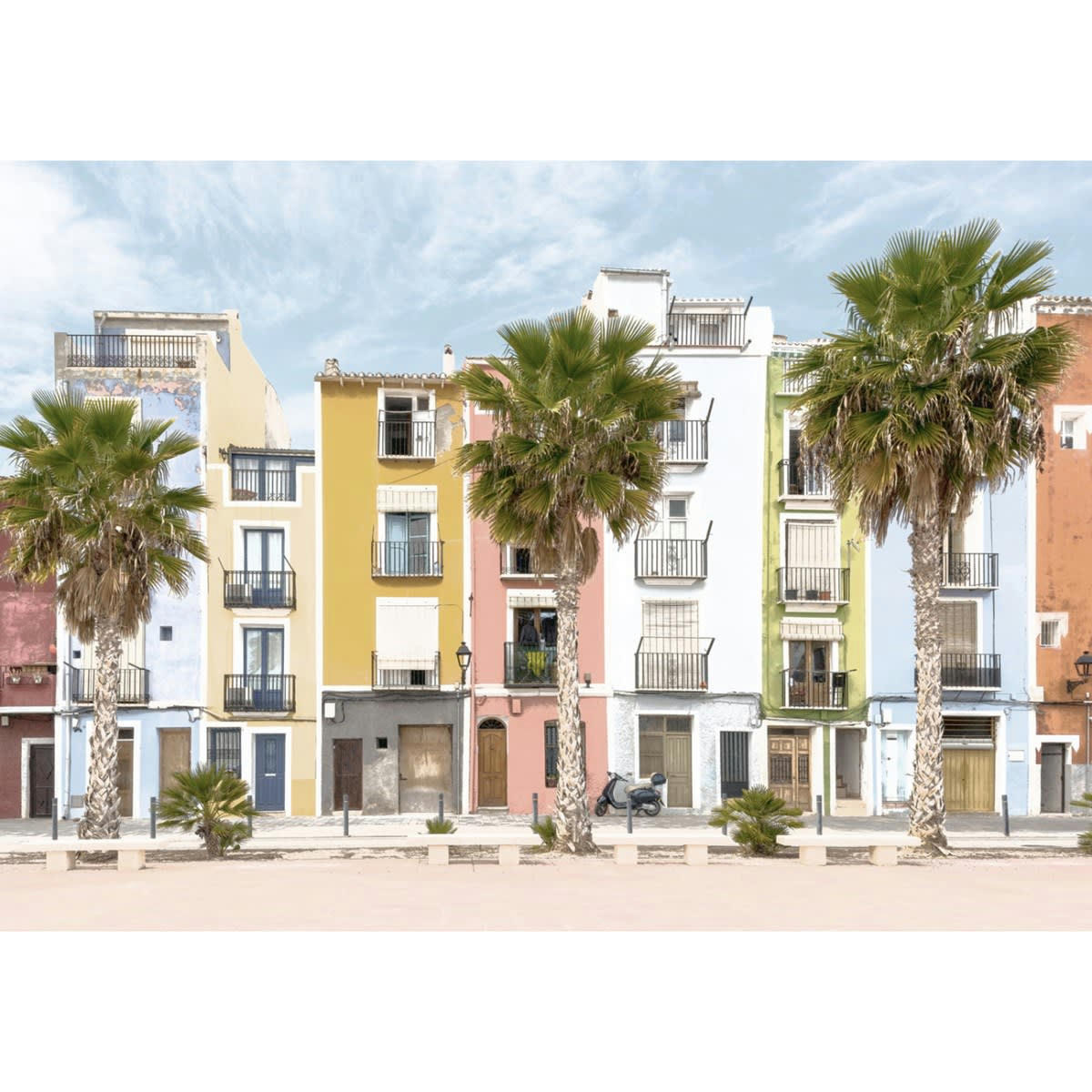 LISBOA - Papier peint panoramique motif imprimé Multicolore 384x275cm