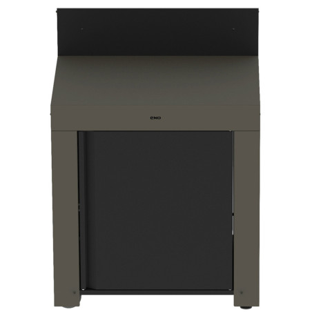 Cuisine extérieure 2 Modulo acier gris noir - ENO