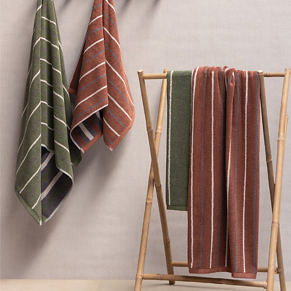Drap de douche 70x140 cm BOLD coton 500g/m² vert Kaki