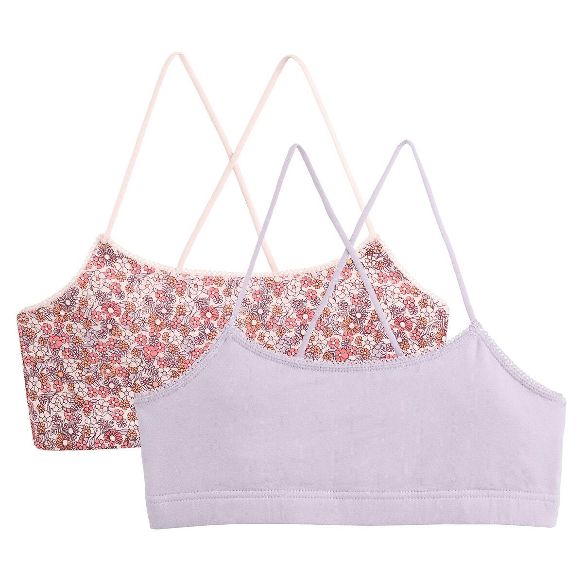 Lot de 2 brassières à fines bretelles