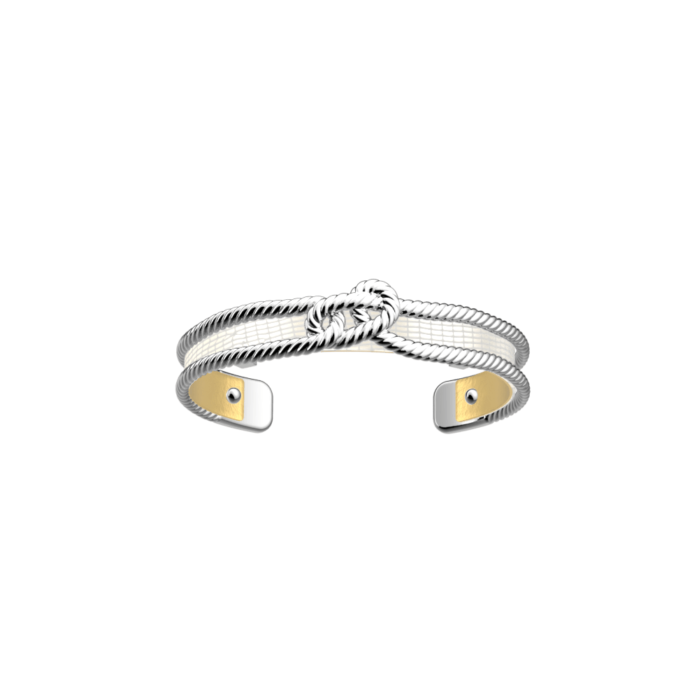 Manchette Cordage, cuir réversible Déesse / Chimère
