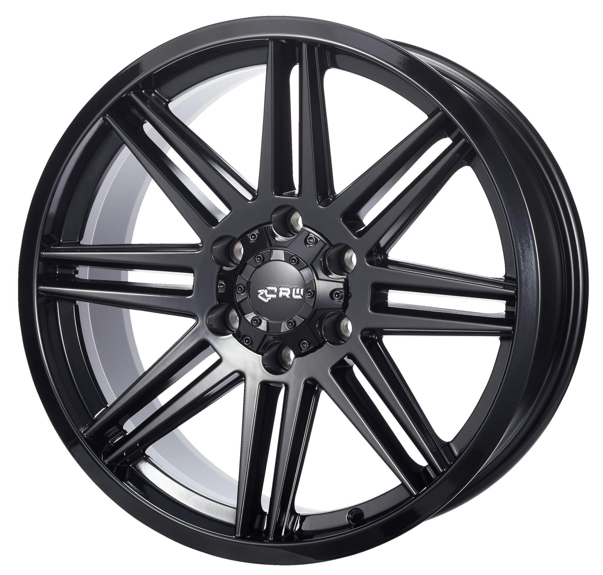 CRW GTX Alloy Truck Wheel, Gloss Black