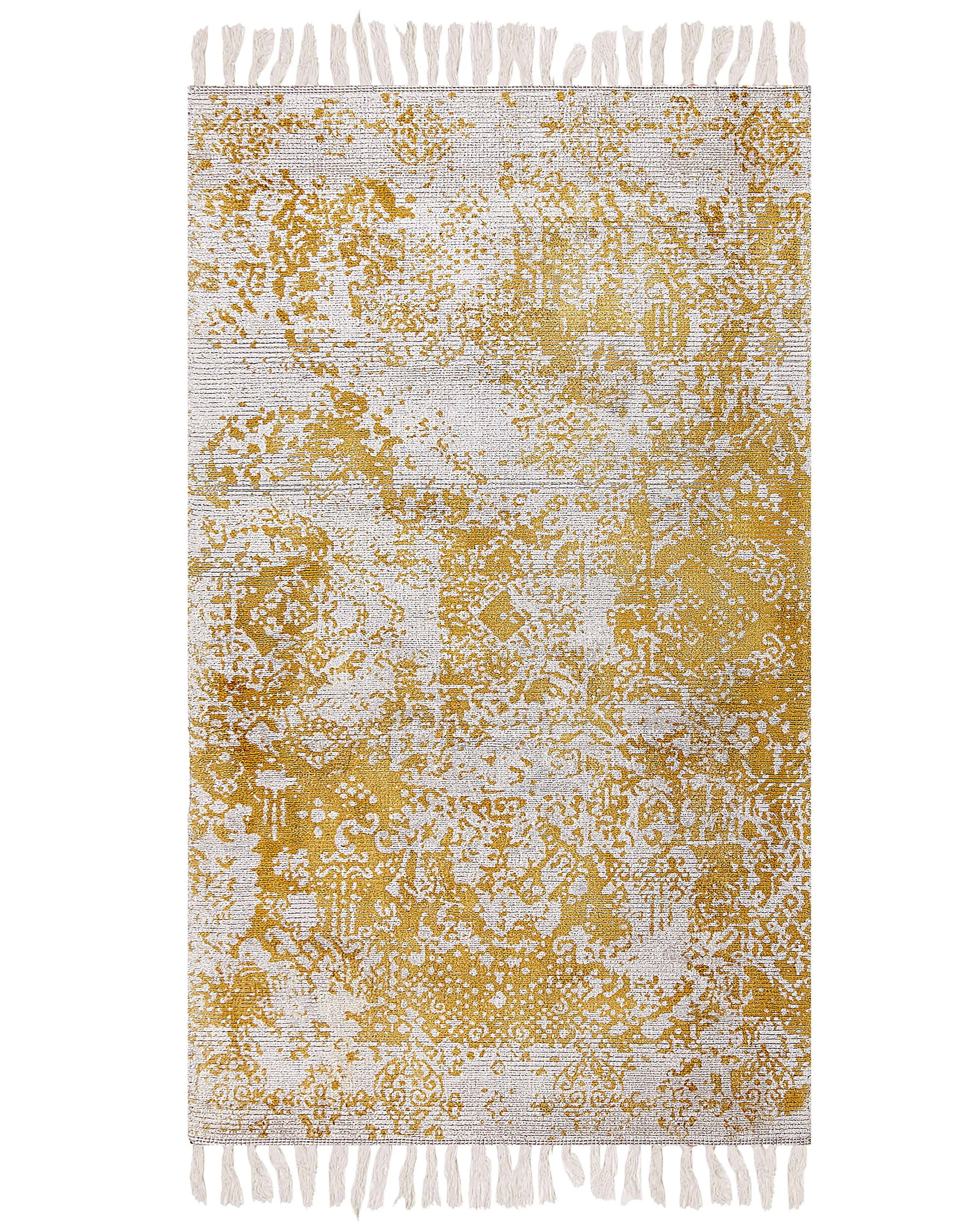 Rug BOYALI Mustard 80 x 150 cm Viscose