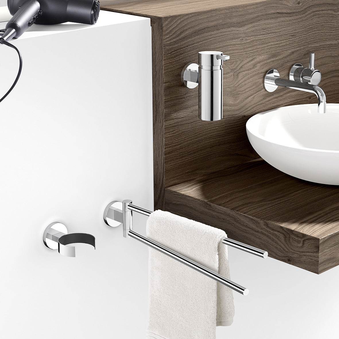 Zack Scala Zwenkbare Handdoekenstang