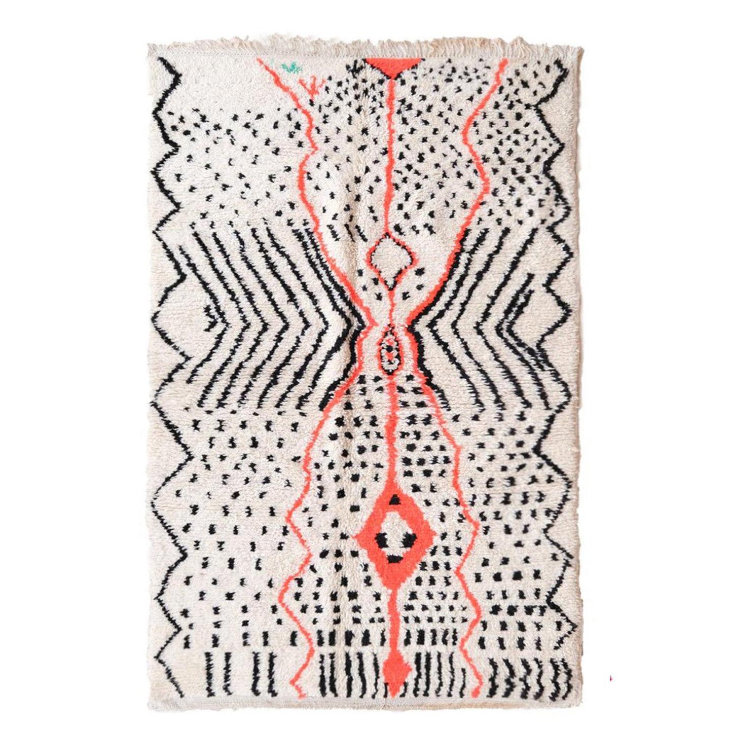 AFK Living vloerkleed Berber - handgemaakt - Wol - 80 cm x 240 cm