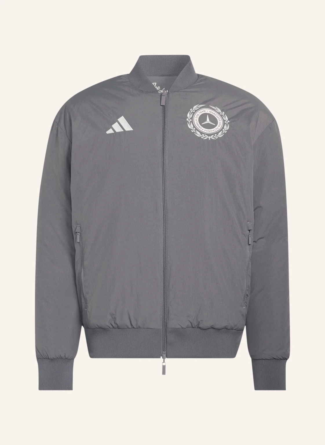 adidas Blouson MERCEDES - AMG PETRONAS FORMULA 1 TEAM SILVER ARROWS ICON zum Wenden