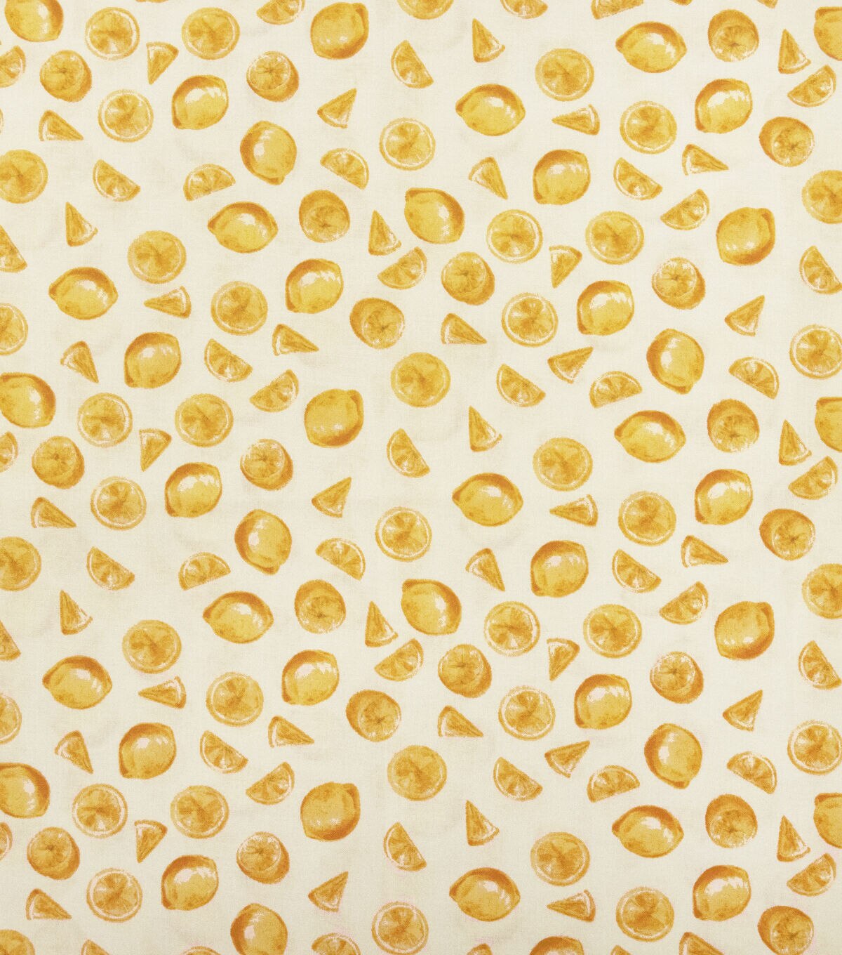 Tossed Lemons Novelty Cotton Fabric