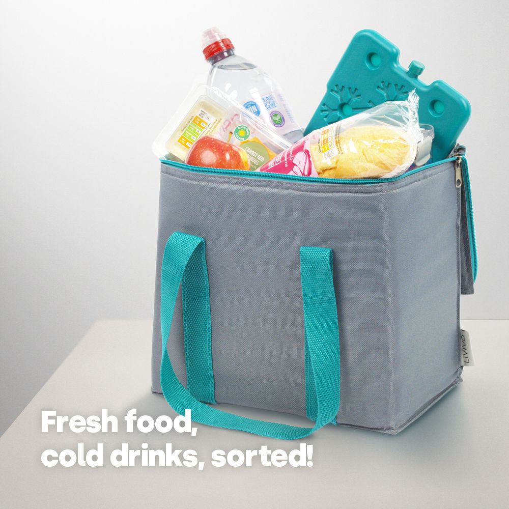 LIVIVO 10L Insulated Cooler Bag with Free Freezer Block