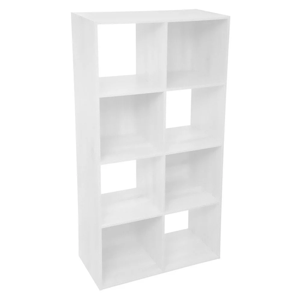 Regał na książki, 8 półek, MDF, 68x32x134 cm