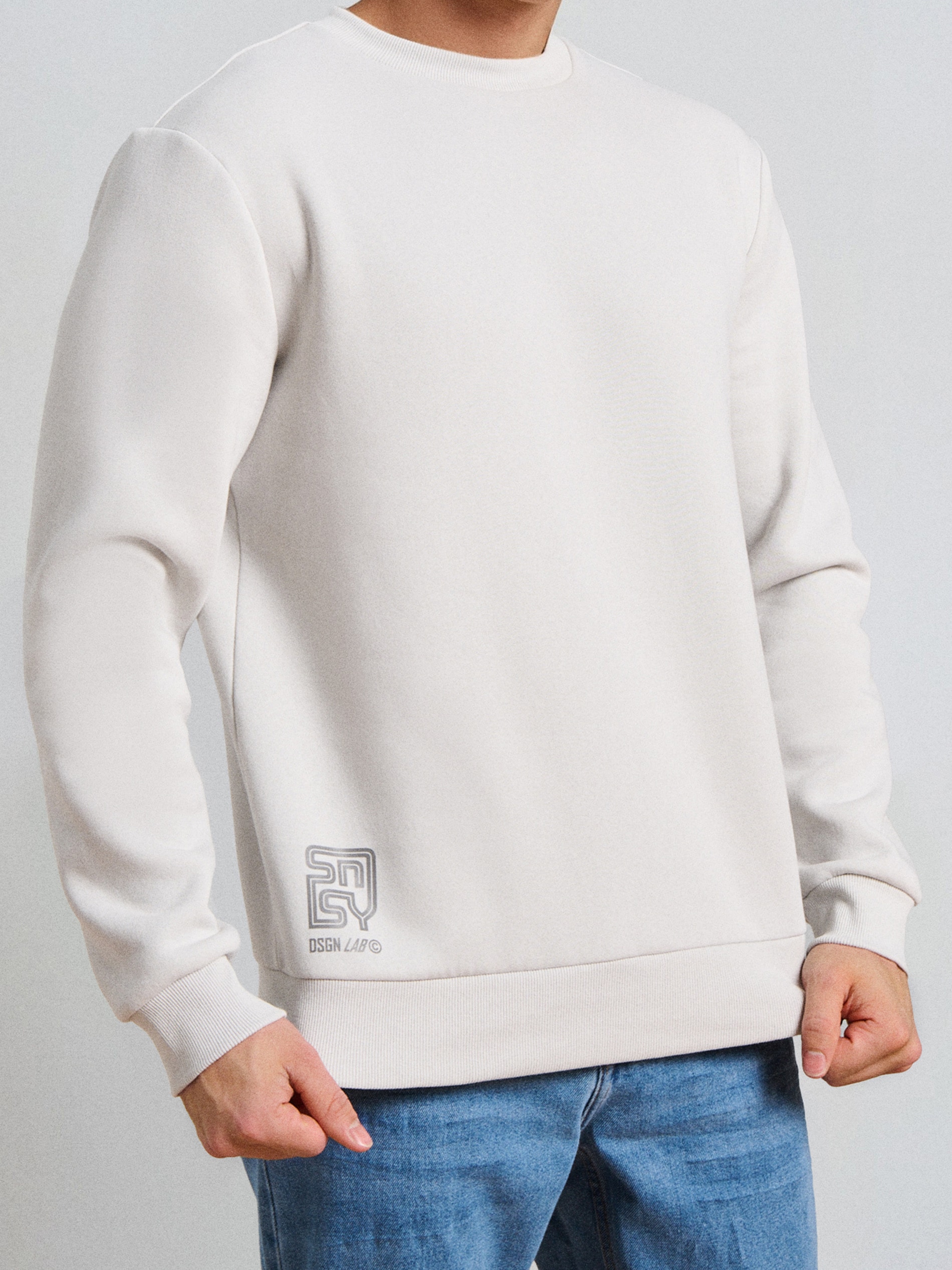 Bluza crewneck z napisem