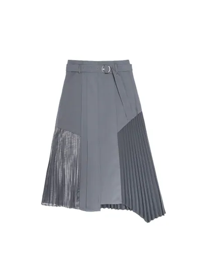Asymmetric Pleated Skirt - 25WDK244C