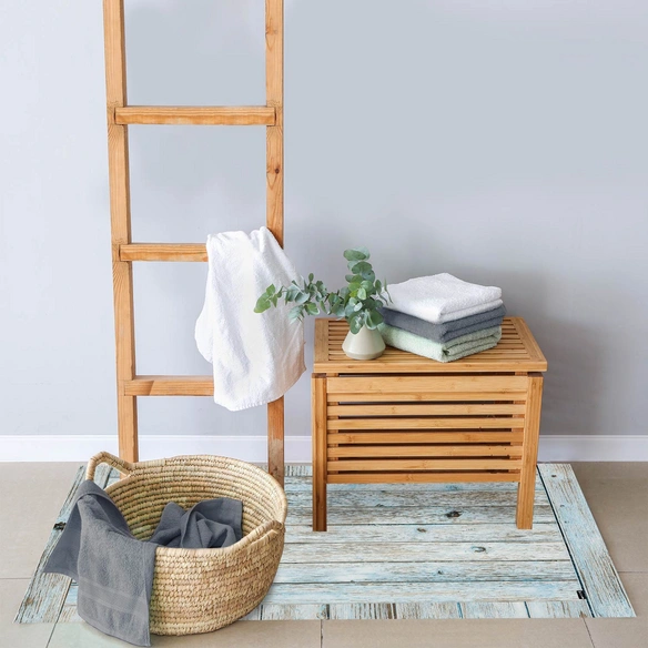 Vinyl Teppich »Mareike«, BxL:65 cm x 85 cm, blau|braun