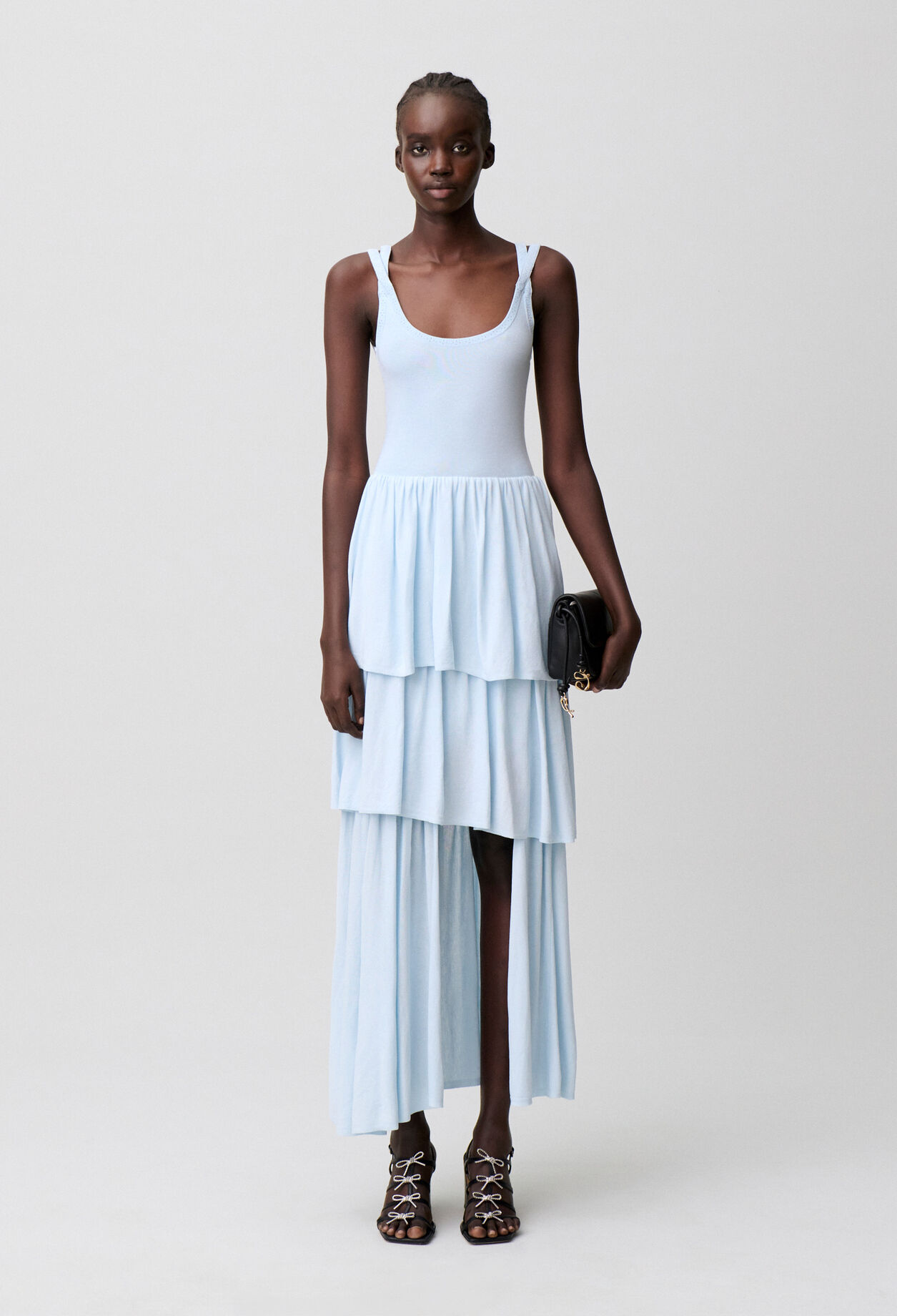 Robe longue maille