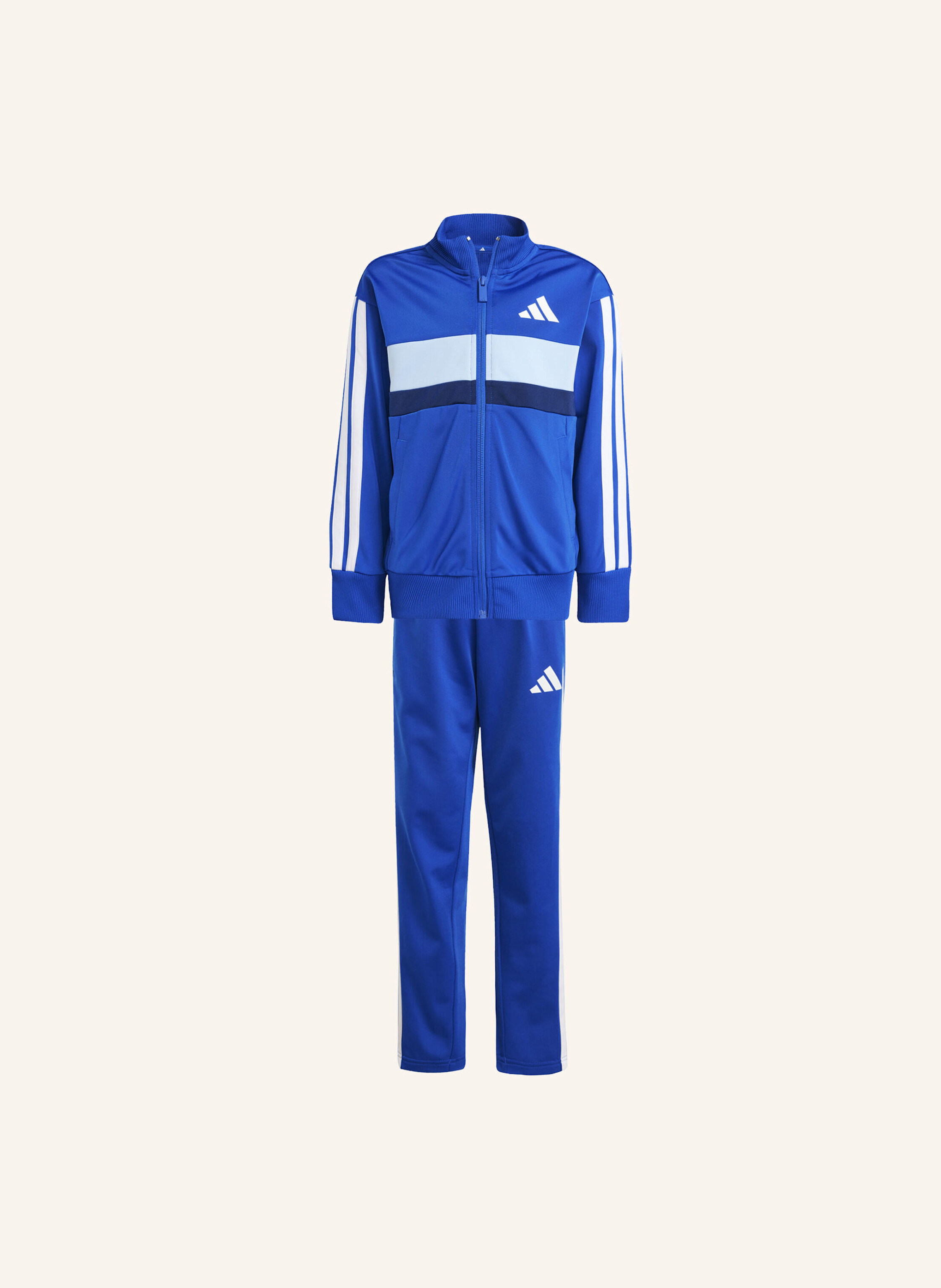 adidas SEASONAL ESSENTIALS TIBERIO 3-STREIFEN TRICOT KIDS TRAININGSANZUG