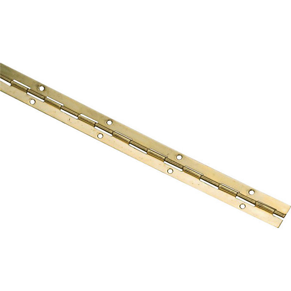 Charnière piano à nœud roulé en acier laitonné - Monin - 40 mm