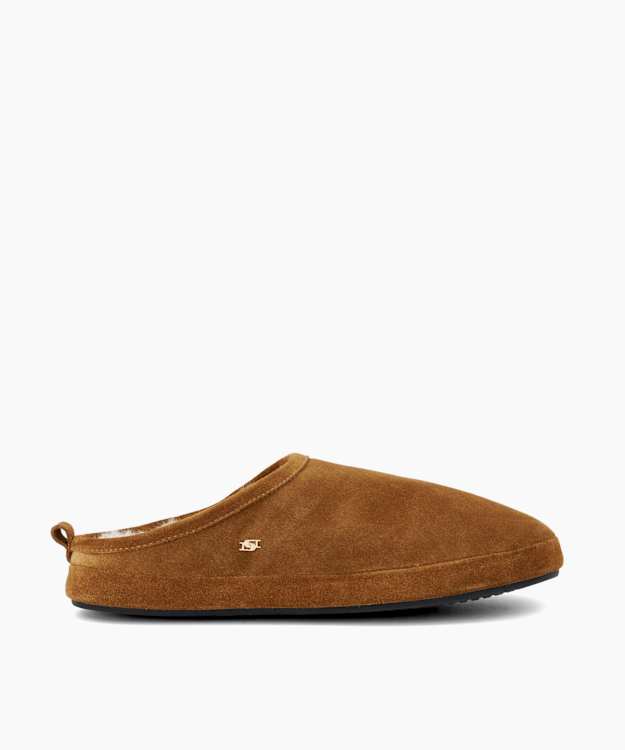 Warmth Chestnut - Faux Shearling-Lined Slippers