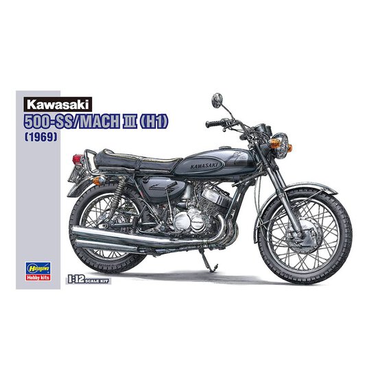 Hasegawa Kawasaki 500-SS Mach III H1 Model Kit 1:12