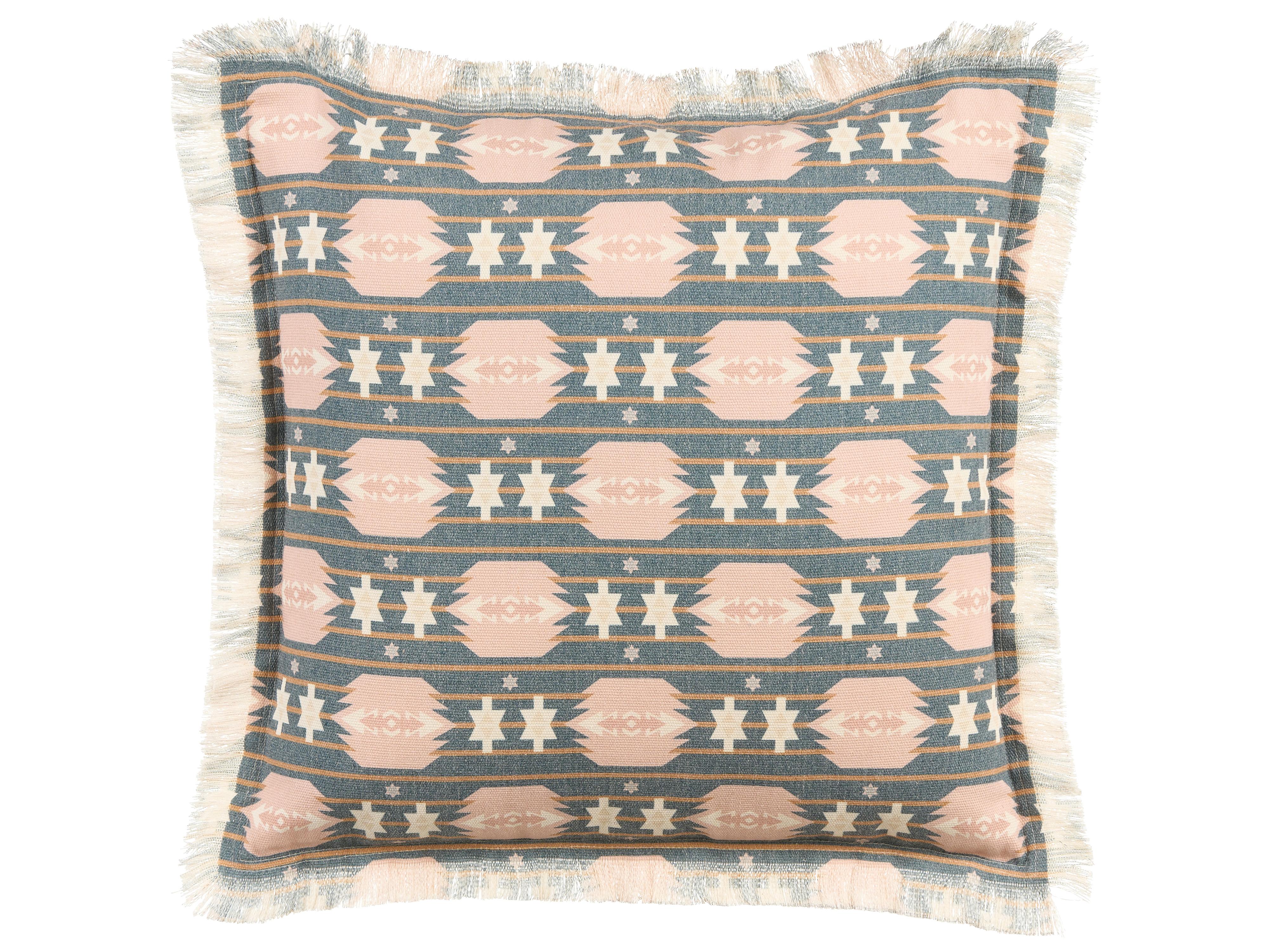 Throw Cushion DIANTHUS 60 x 60 cm Multicolour Geometric Pattern