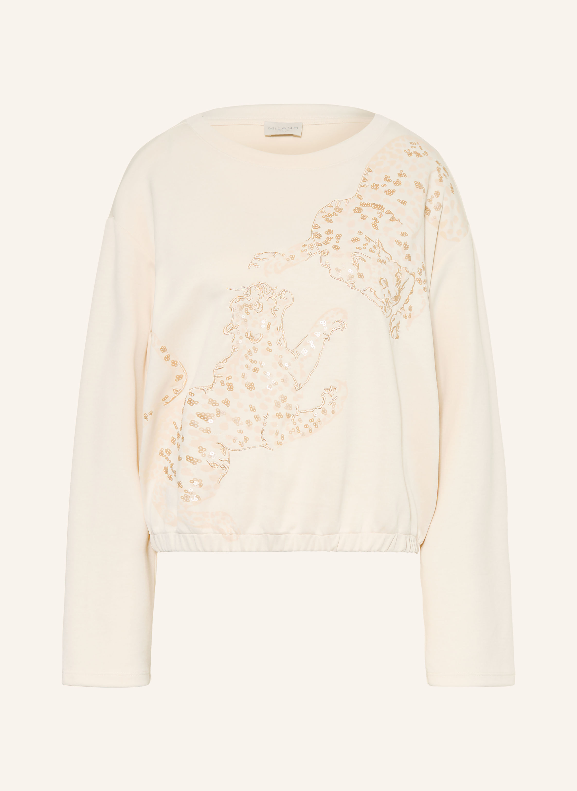 MILANO ITALY Sweatshirt mit Pailletten