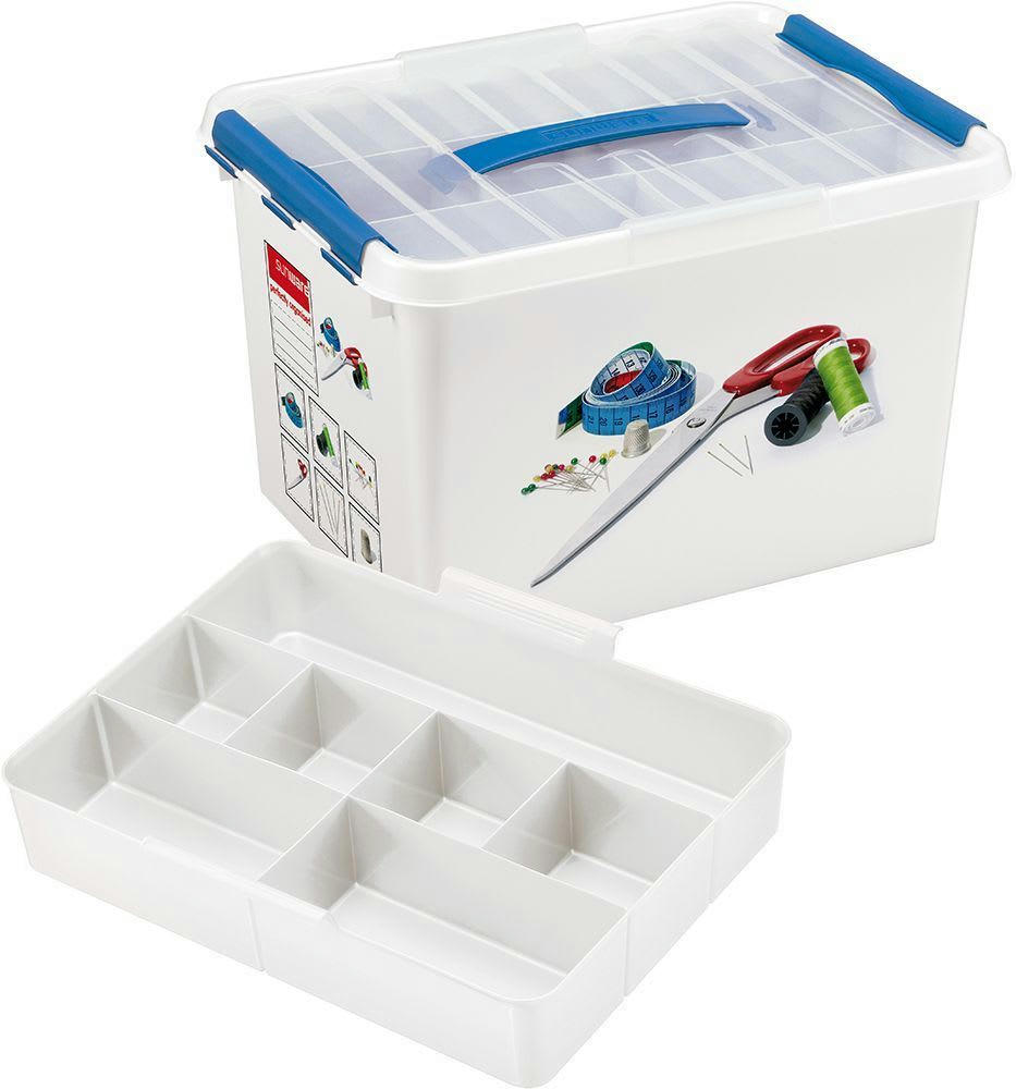 - Boîte à couture q-line avec insert compartimenté 22 litres