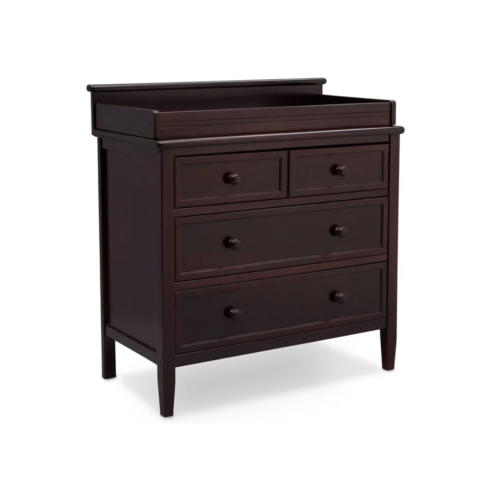 Delta Children Epic Signature 3-Drawer Dresser, Dark Chocolate