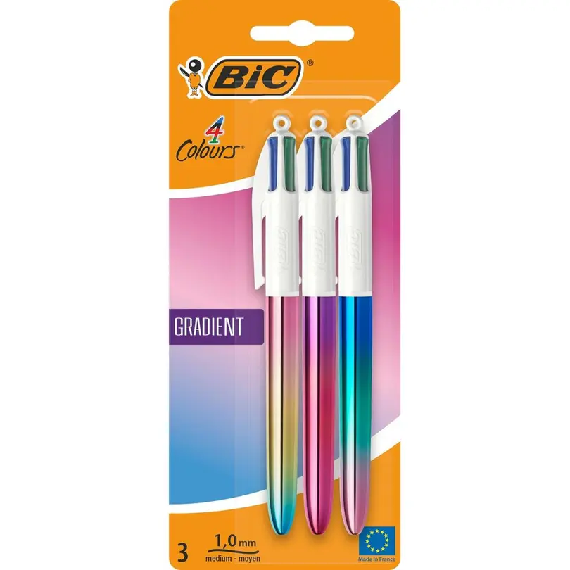 Kugelschreiber 3er-Set 4 Colours Gradient