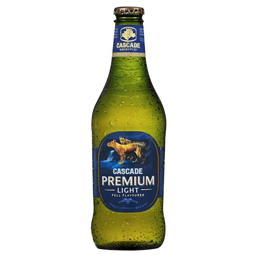 Cascade Premium Light Beer, Full Flavoured, Refreshing & Crisp Finish, 2.4% ABV, 375mL (Case of 24 Bottles)