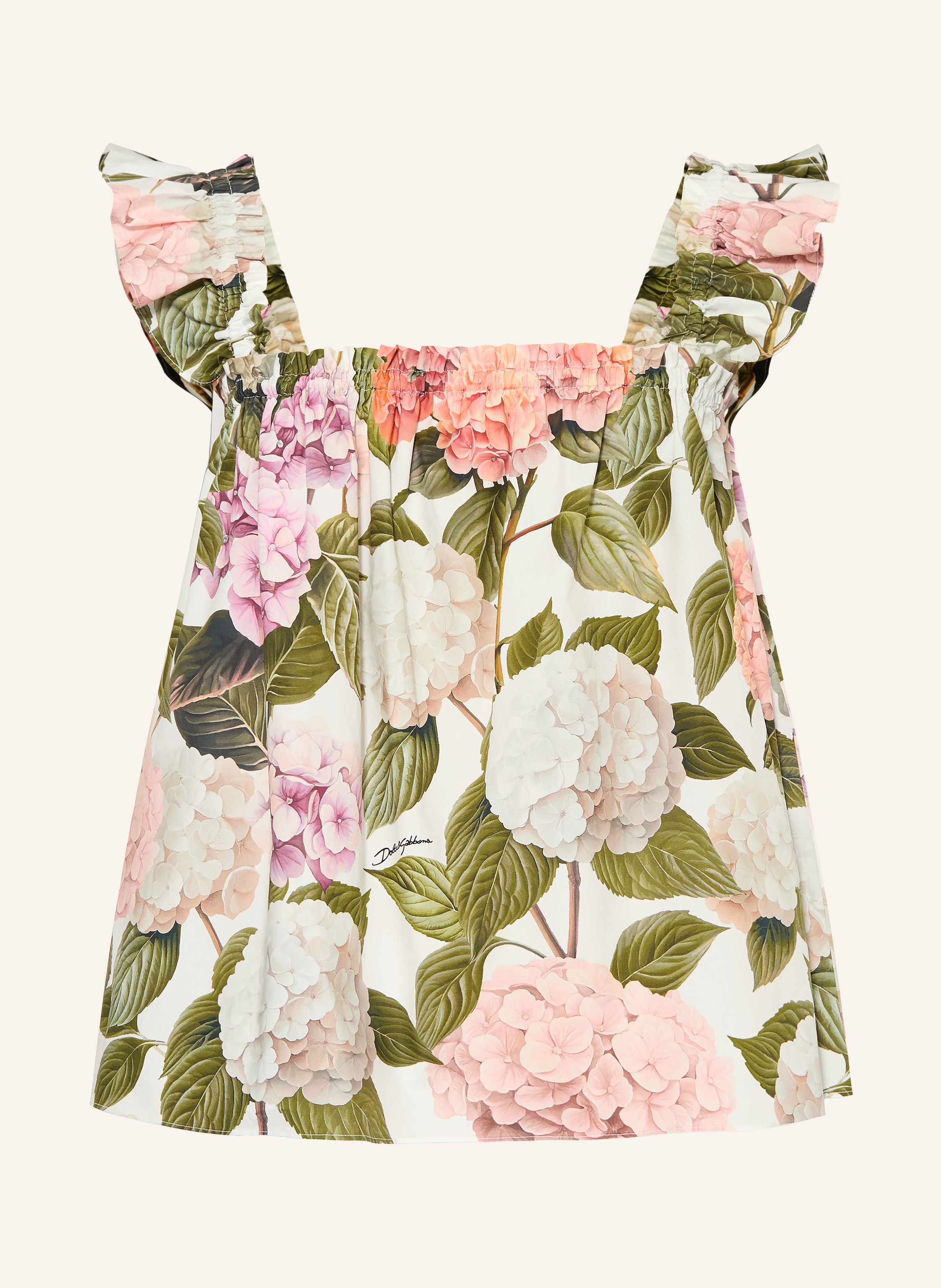 DOLCE & GABBANA Blusentop mit Rüschen
