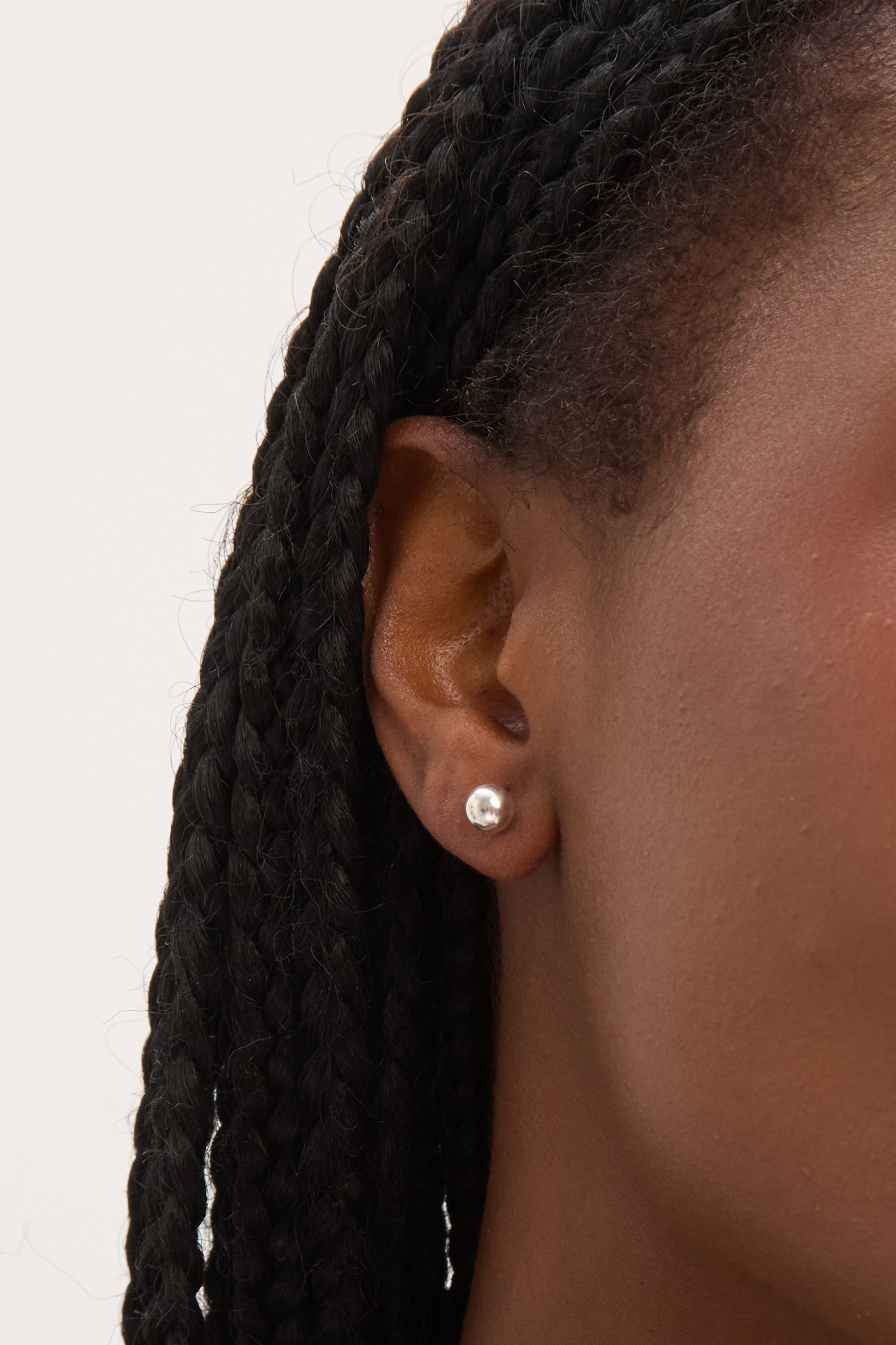 Simply Silver Sterling Silver 925 Polished Ball Stud Earrings