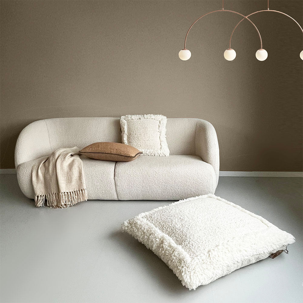 Malagoon Eboya Sierkussen 90 x 90 cm - Off-White