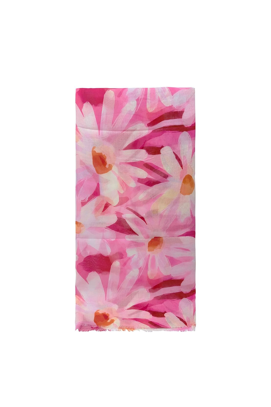 Vellin Watercolour Daisy Print Scarf