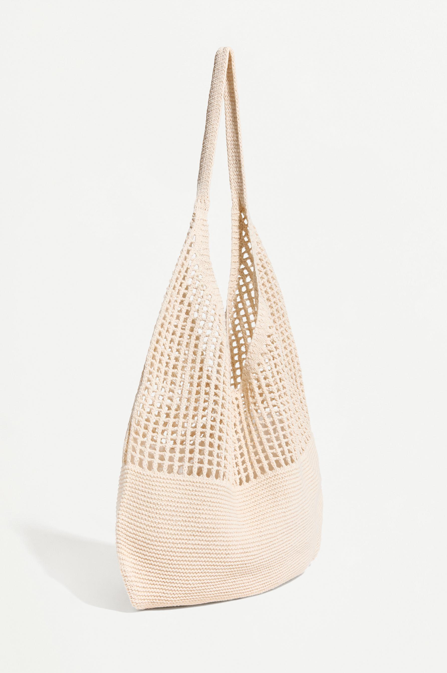 Bolso shopper crochet