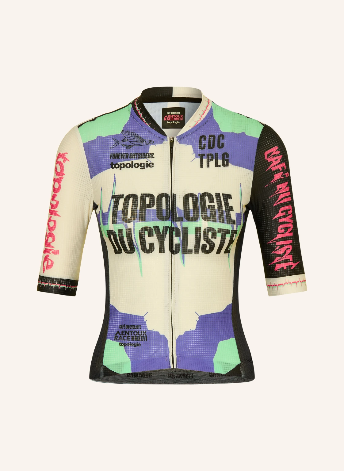 CAFÉ DU CYCLISTE Radtrikot BERGIDA TOPOLOGIE