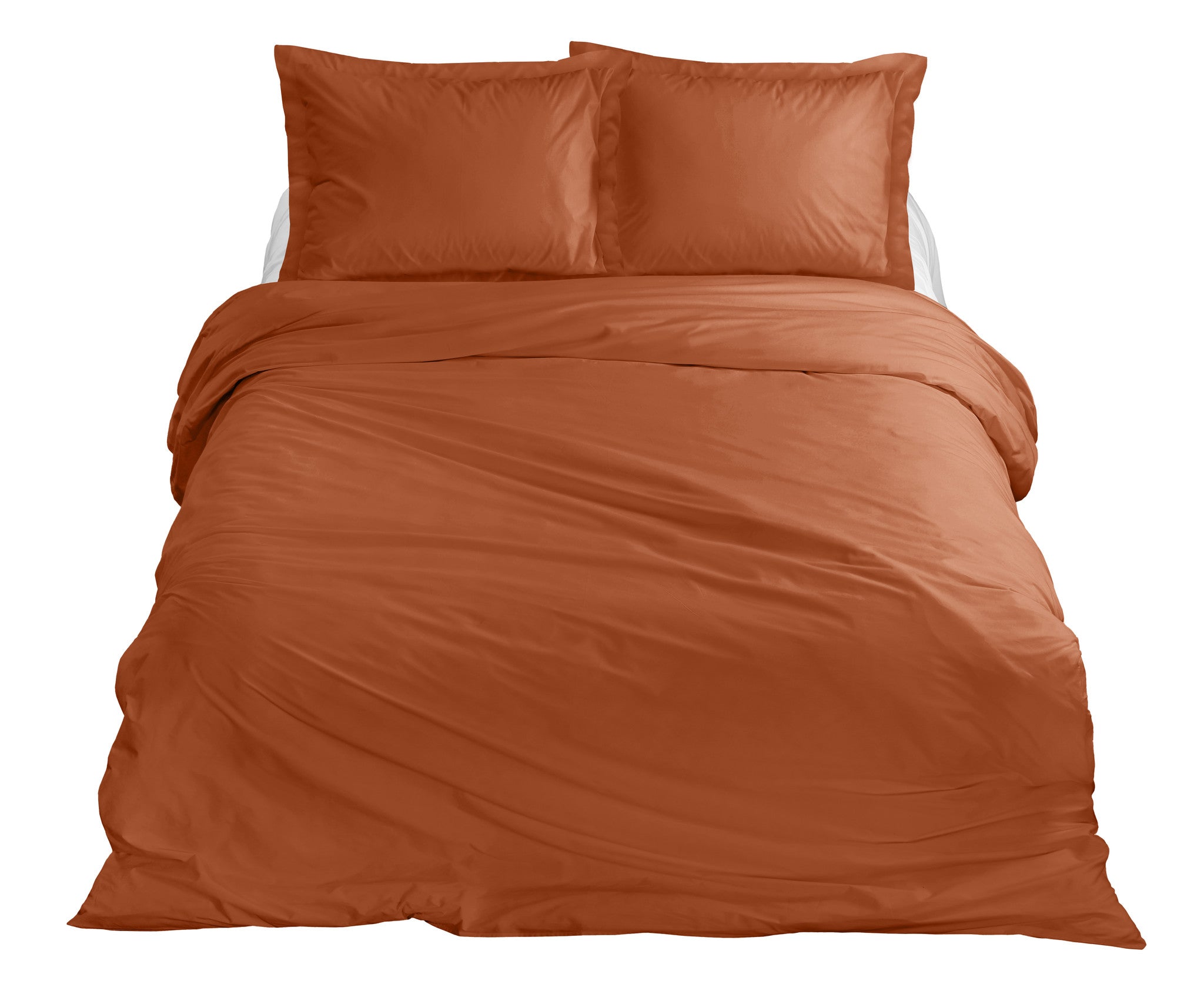 Ten Cate premium - dekbedovertrekset - 240x200/220 - 100% katoen satijn - oranje