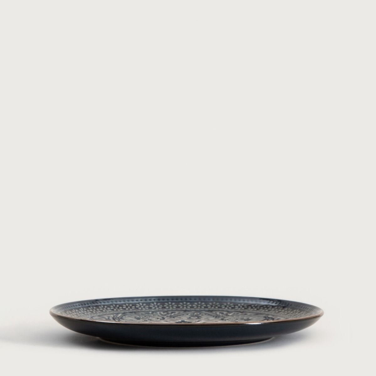 Talerz INDIE deserowy granatowy 21 cm