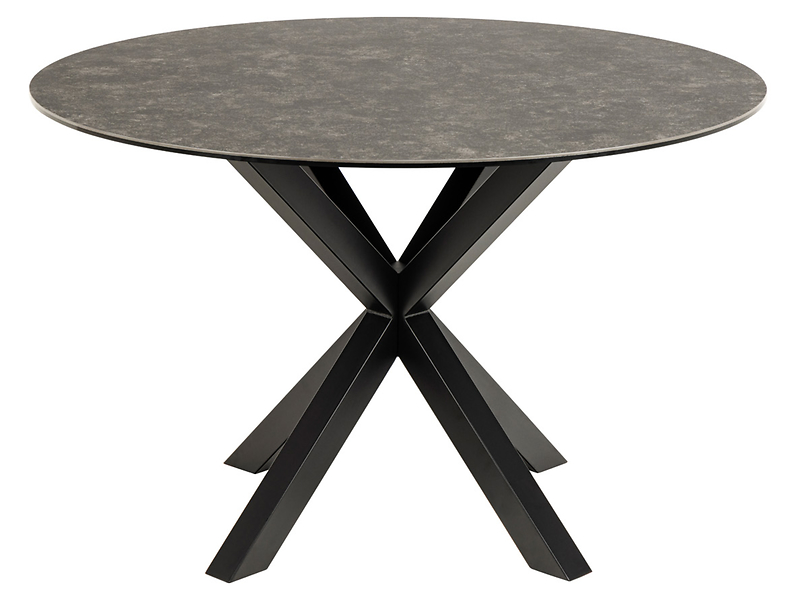 Stół okrągły Heaven 119 cm marmur czarny