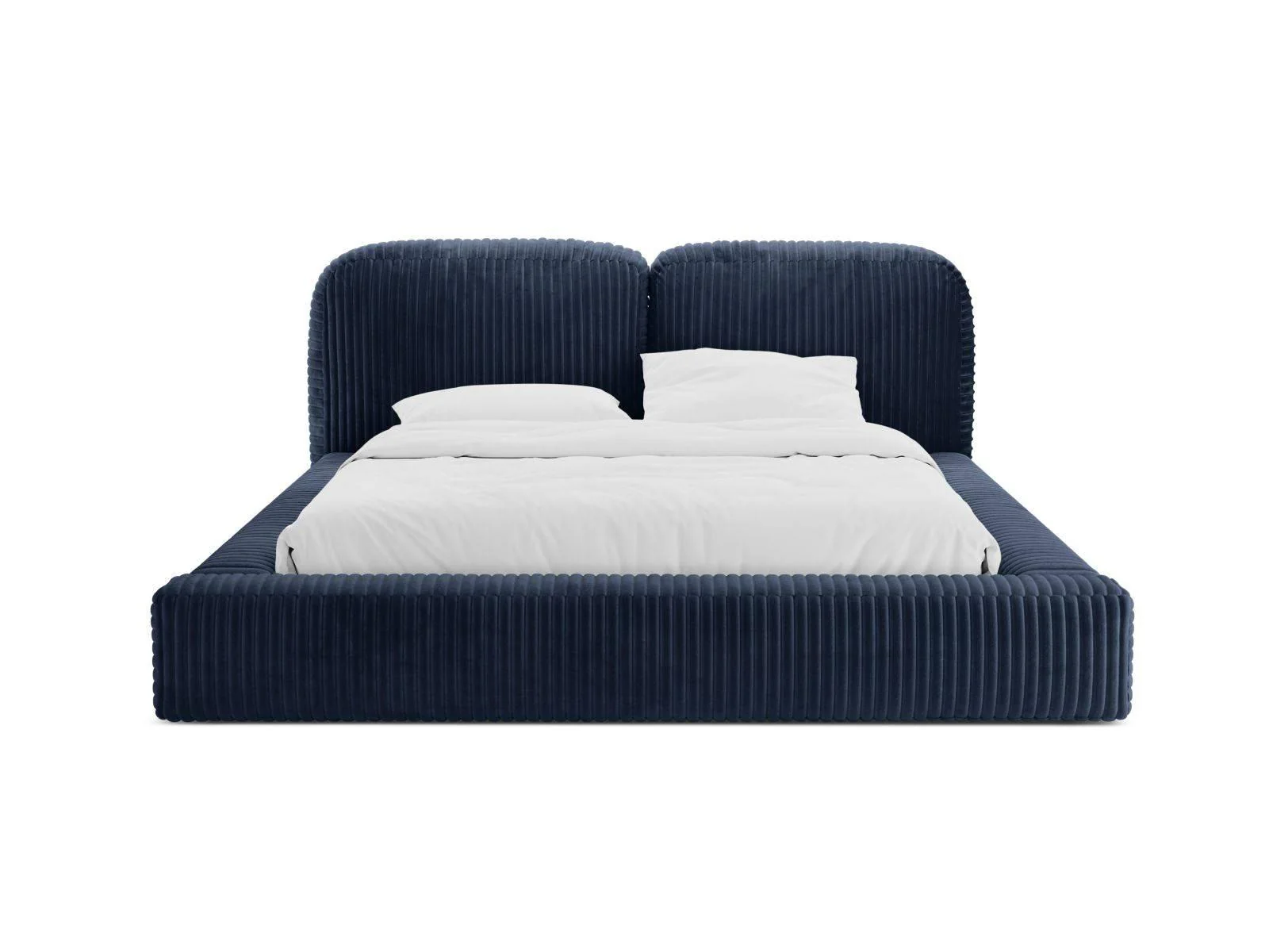 Bedframe Martina ribstof 180 x 200 met opbergruimte