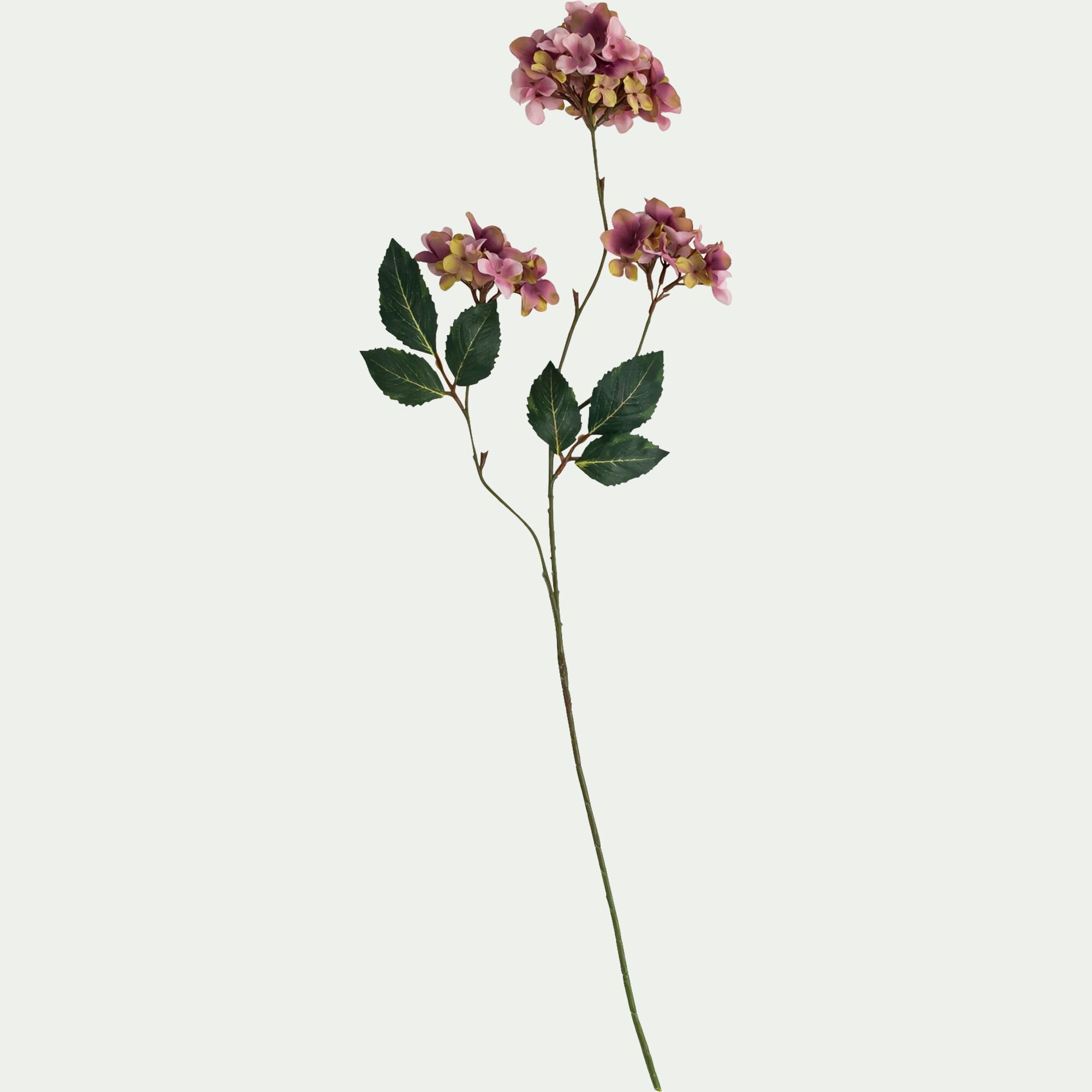 LUDGER - Branche d'hortensia artificielle H85cm - violet