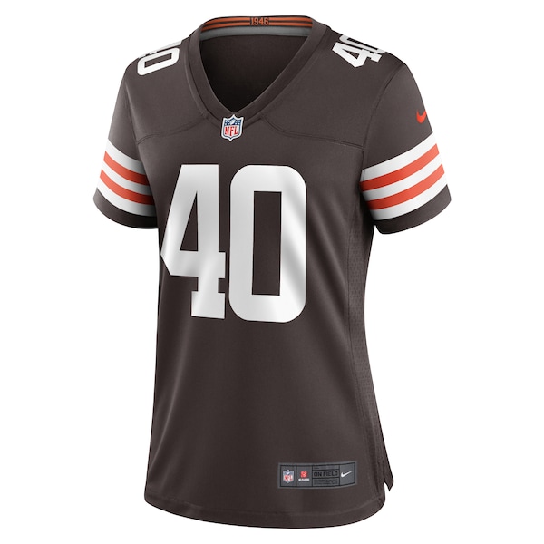 Matthew Adams Cleveland Browns Nike Women's Team Game Jersey -  Brown